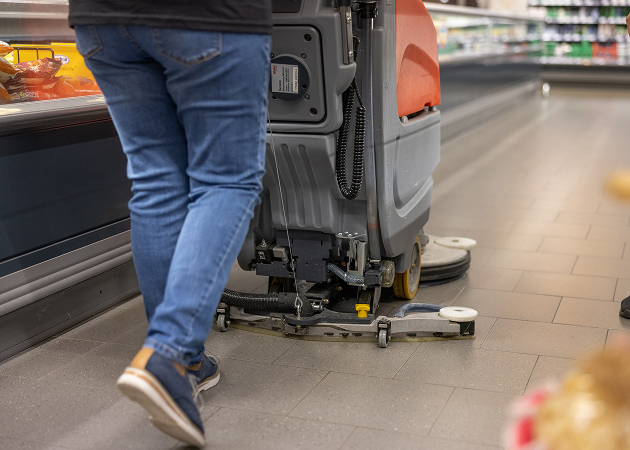 Ihr Gebäude wird effektiv, aber materialschonend gereinigt.